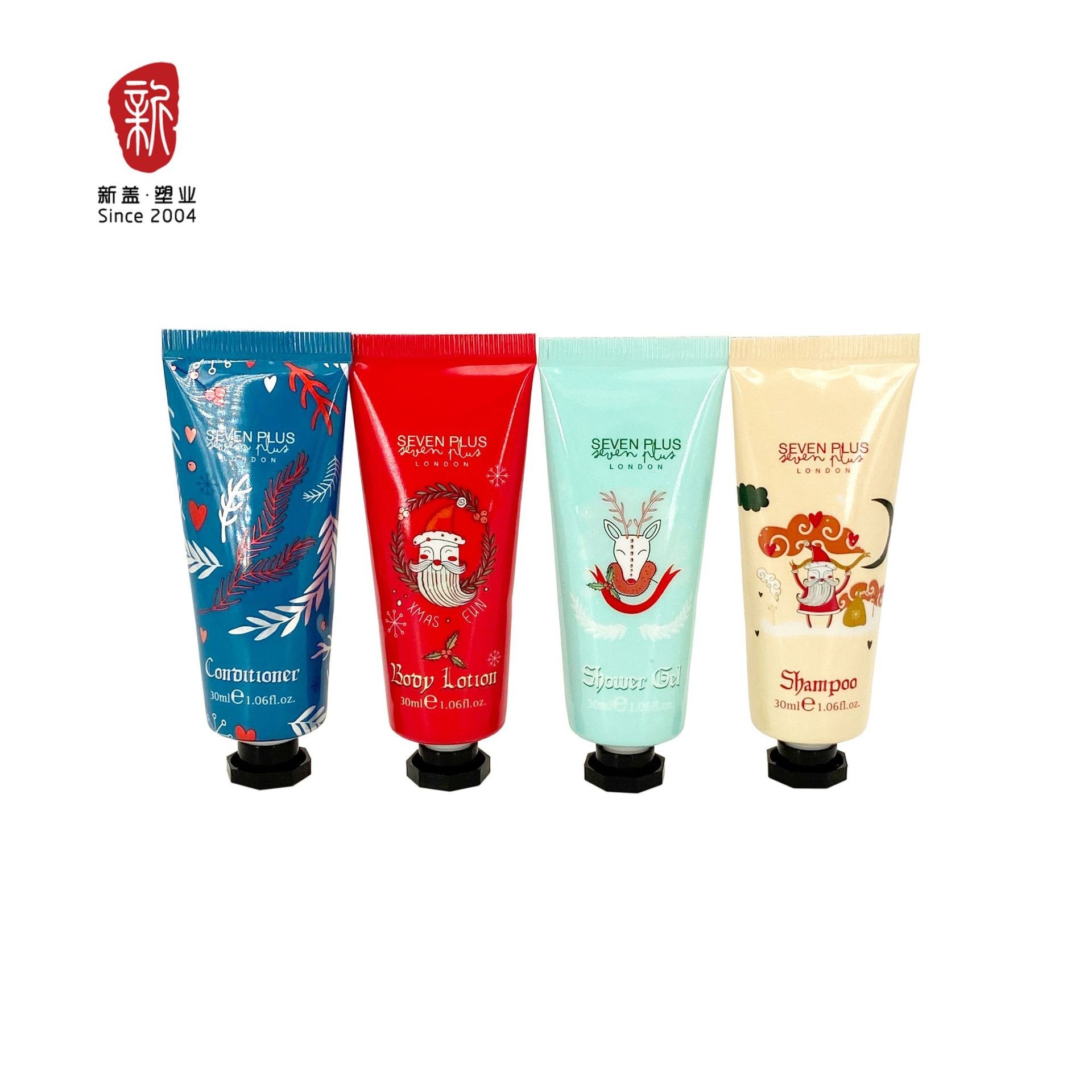 25铝塑圣诞系列护手霜配八角盖