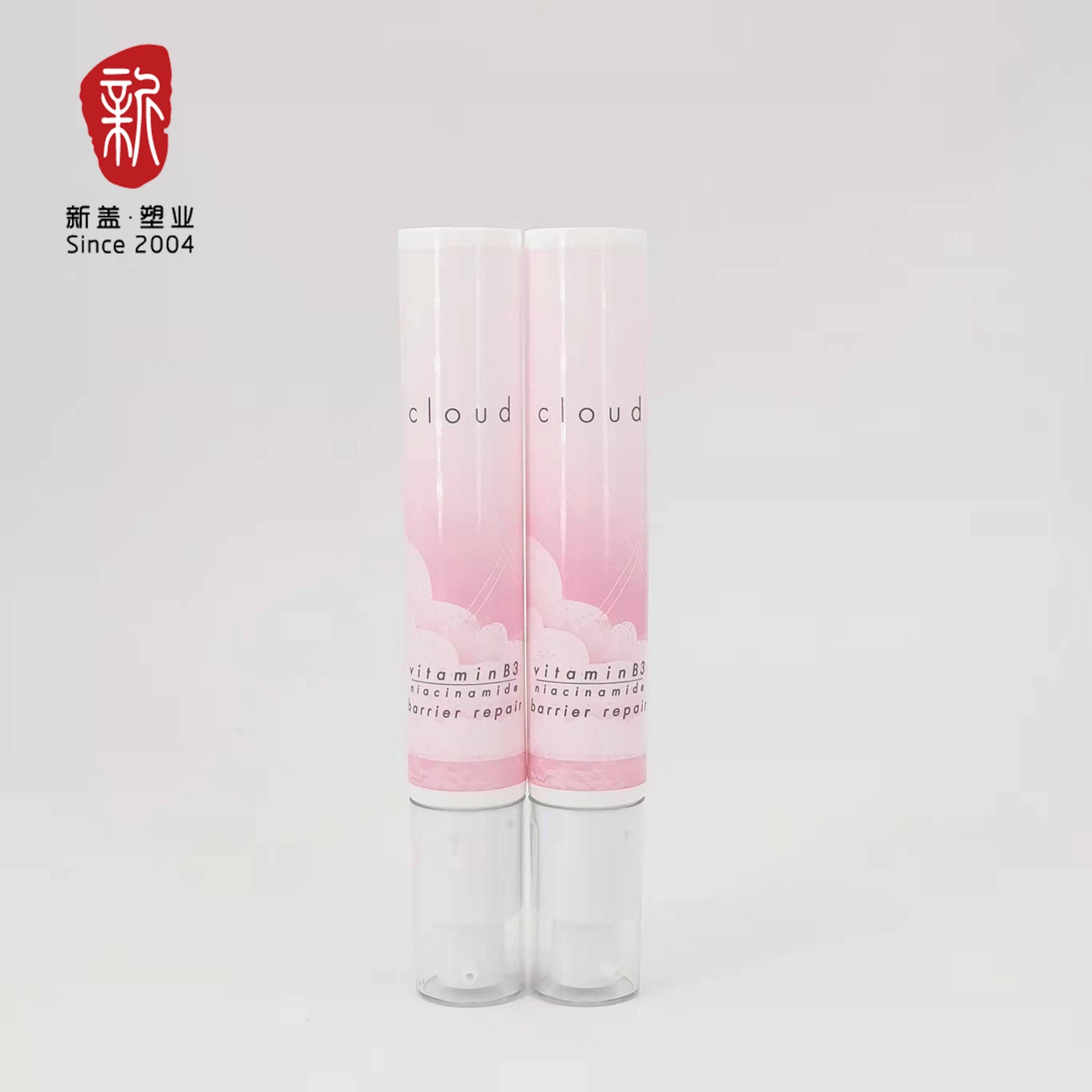 25PE5层软膏管配尖嘴泵头